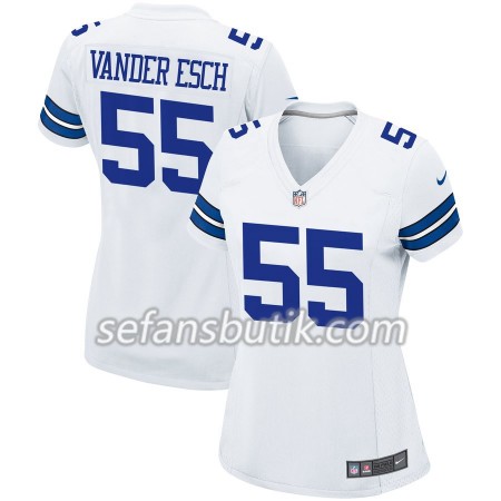 Dallas Cowboys Tröjor Leighton Vander Esch 55 Nike Vit - Dame Dallas Cowboys Tröjor Leighton Vander Esch 55 Nike Vit - Dame